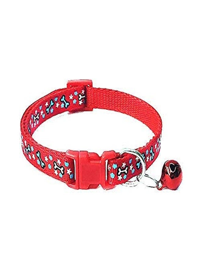 Pups&Pets طوق أمان للكلاب والقطط من Pups&Pets، مزود بحلقة رقبة على شكل جرس كبير، مزين بطبعة عظام لطيفة، قابل للتعديل، قد يختلف اللون - عبوة من قطعة واحدة - Image 5